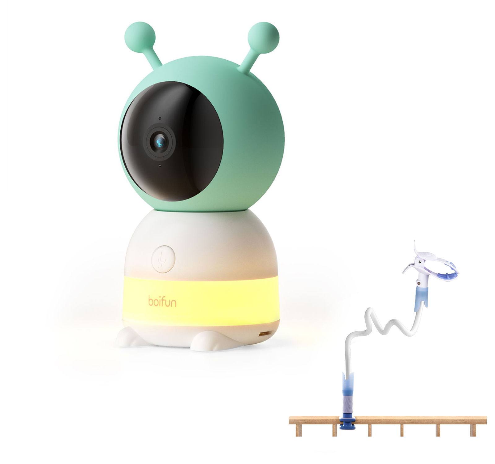 BOIFUN Baby Monitor 6T Support 2 Camera